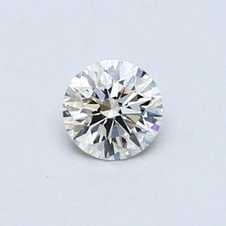 0.41 Carat Round I VVS1 VG EX GIA Natural Diamond