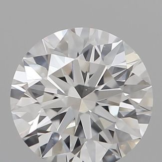 0.6 Carat Round D VS2 EX GIA Natural Diamond