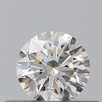 0.26 Carat Round H VVS1 EX GIA Natural Diamond