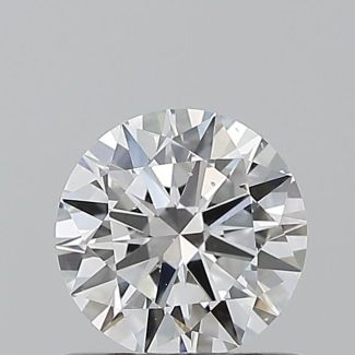 0.6 Carat Round D VS2 EX GIA Natural Diamond