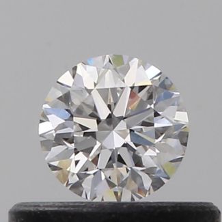 0.30 Carat Round D VVS2 VG EX GIA Natural Diamond