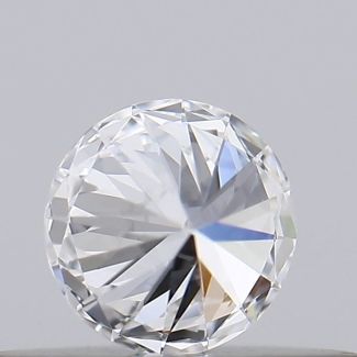 0.18 Carat Round D VVS1 EX VG GIA Natural Diamond