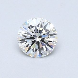 0.45 Carat Round F VS2 EX VG GIA Natural Diamond