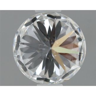 0.6 Carat Round F VS1 EX GIA Natural Diamond