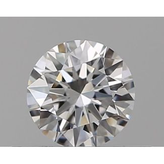 0.33 Carat Round E VVS1 EX GIA Natural Diamond