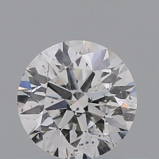 0.32 Carat Round D I1 EX GIA Natural Diamond