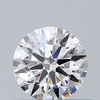 0.5 Carat Round D VVS1 EX GIA Natural Diamond