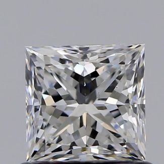 0.70 Carat Princess F VS2 - EX VG GIA Natural Diamond