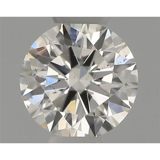 0.30 Carat Round H SI1 EX IGI Natural Diamond