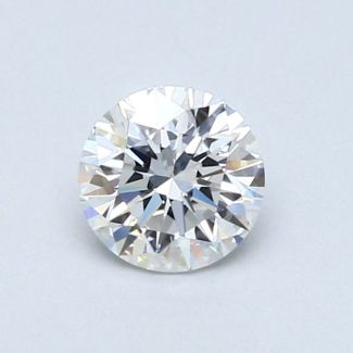 0.53 Carat Round D VS1 VG EX GIA Natural Diamond