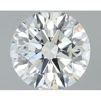 1.07 Carat Round H VVS2 EX GIA Natural Diamond