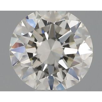 0.4 Carat Round G VVS2 EX VG IGI Natural Diamond