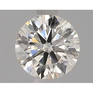 0.60 Carat Round H SI2 EX IGI Natural Diamond