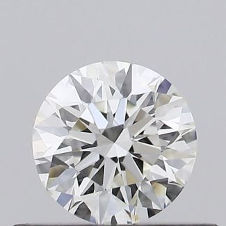 0.33 Carat Round H VVS2 EX GIA Natural Diamond