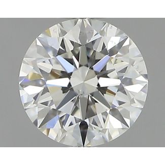 0.72 Carat Round G SI1 EX GIA Natural Diamond