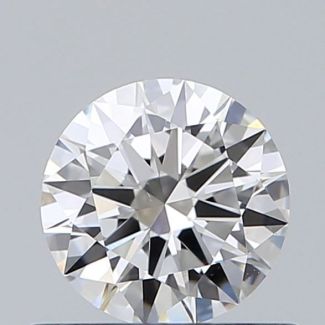 0.5 Carat Round F VS2 EX GIA Natural Diamond