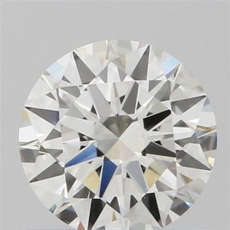 0.73 Carat Round H VVS2 EX GIA Natural Diamond