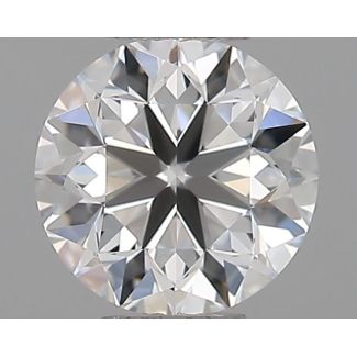 0.5 Carat Round F VVS1 VG EX GIA Natural Diamond