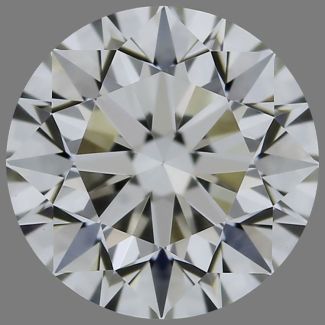 0.35 Carat Round H VVS1 EX GIA Natural Diamond