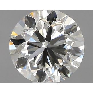 0.6 Carat Round H VVS2 VG EX IGI Natural Diamond