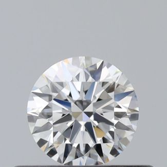 0.31 Carat Round H VVS1 EX GIA Natural Diamond