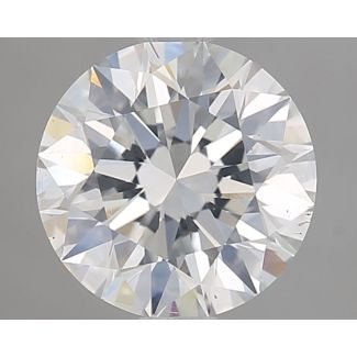 1.52 Carat Round G SI1 EX GIA Natural Diamond