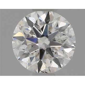 0.40 Carat Round E SI2 EX GIA Natural Diamond