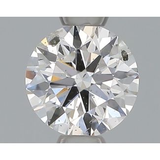 0.46 Carat Round F SI2 VG EX GIA Natural Diamond