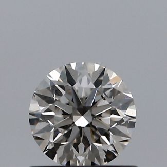 0.55 Carat Round I SI1 EX GIA Natural Diamond