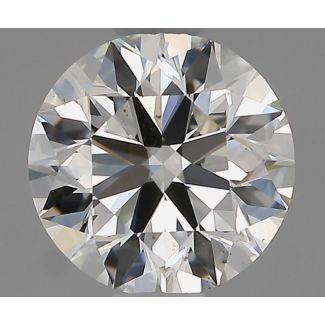 1.0 Carat Round H SI1 EX GIA Natural Diamond