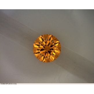 0.1 Carat Round Fancy Deep Yellow GD GIA Natural Diamond