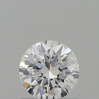 0.56 Carat Round E VVS1 EX GIA Natural Diamond