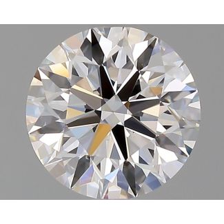 1.31 Carat Round D VVS2 EX GIA Natural Diamond