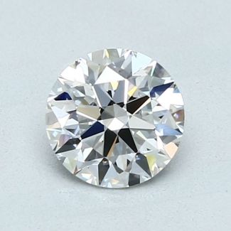 0.91 Carat Round D VVS1 EX GIA Natural Diamond