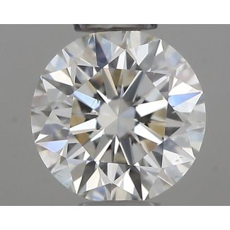 0.32 Carat Round H VS1 EX IGI Natural Diamond