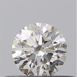 0.31 Carat Round F VVS1 EX IGI Natural Diamond