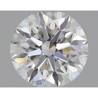 0.55 Carat Round H VS1 EX GIA Natural Diamond