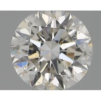 0.30 Carat Round G SI2 EX IGI Natural Diamond