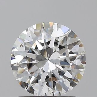 1.5 Carat Round E SI1 EX GIA Natural Diamond