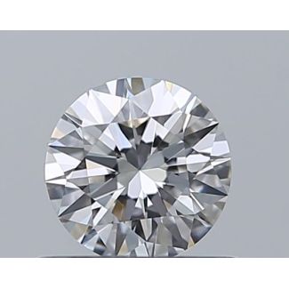 0.5 Carat Round D VS2 EX GD GIA Natural Diamond