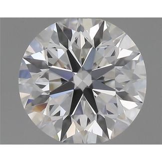 0.52 Carat Round G VS1 EX GIA Natural Diamond