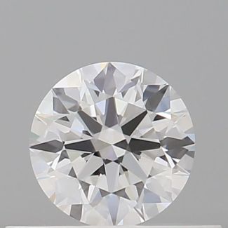 0.36 Carat Round D VVS1 EX GIA Natural Diamond