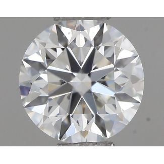 0.4 Carat Round H VVS2 VG EX GIA Natural Diamond