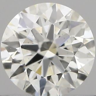 0.42 Carat Round H SI1 EX IGI Natural Diamond