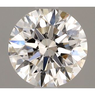 0.51 Carat Round G SI1 EX GIA Natural Diamond