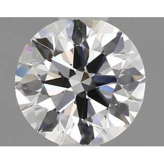 0.33 Carat Round F IF EX GIA Natural Diamond