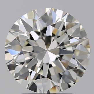 2.50 Carat Round J IF EX GIA Natural Diamond