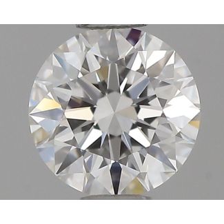 0.48 Carat Round F VVS1 EX GIA Natural Diamond