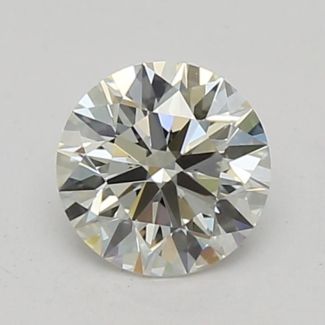 0.30 Carat Round I VVS2 EX GIA Natural Diamond