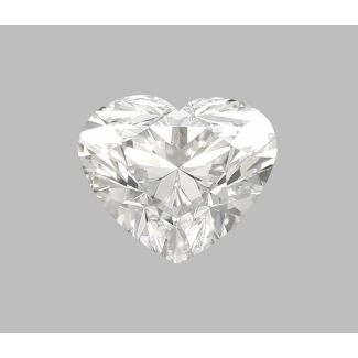 1.00 Carat Heart F SI2 - EX GIA Natural Diamond